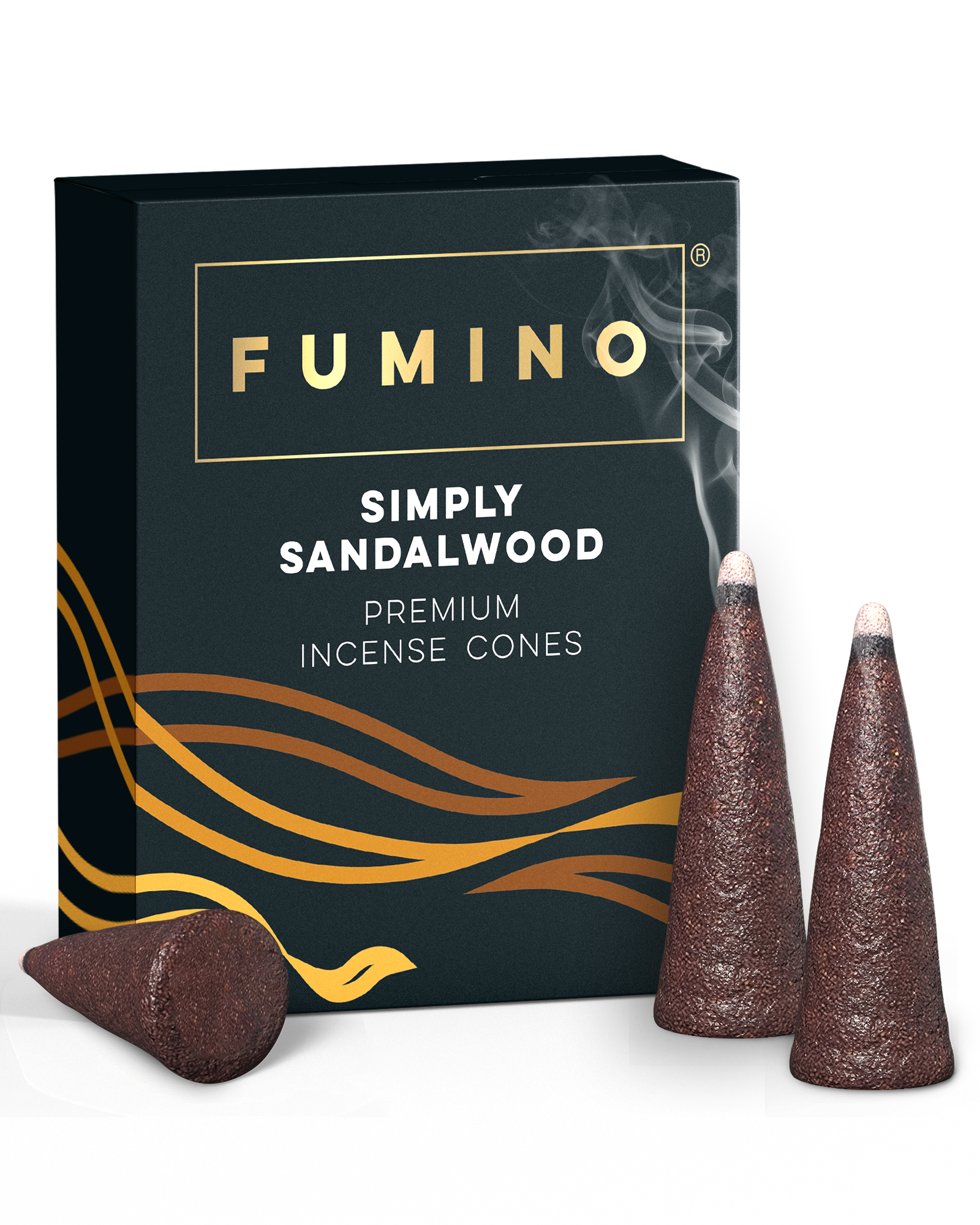 Simply Sandalwood Incense Cones – Pack of 15 – Fumino UK Home Fragrance