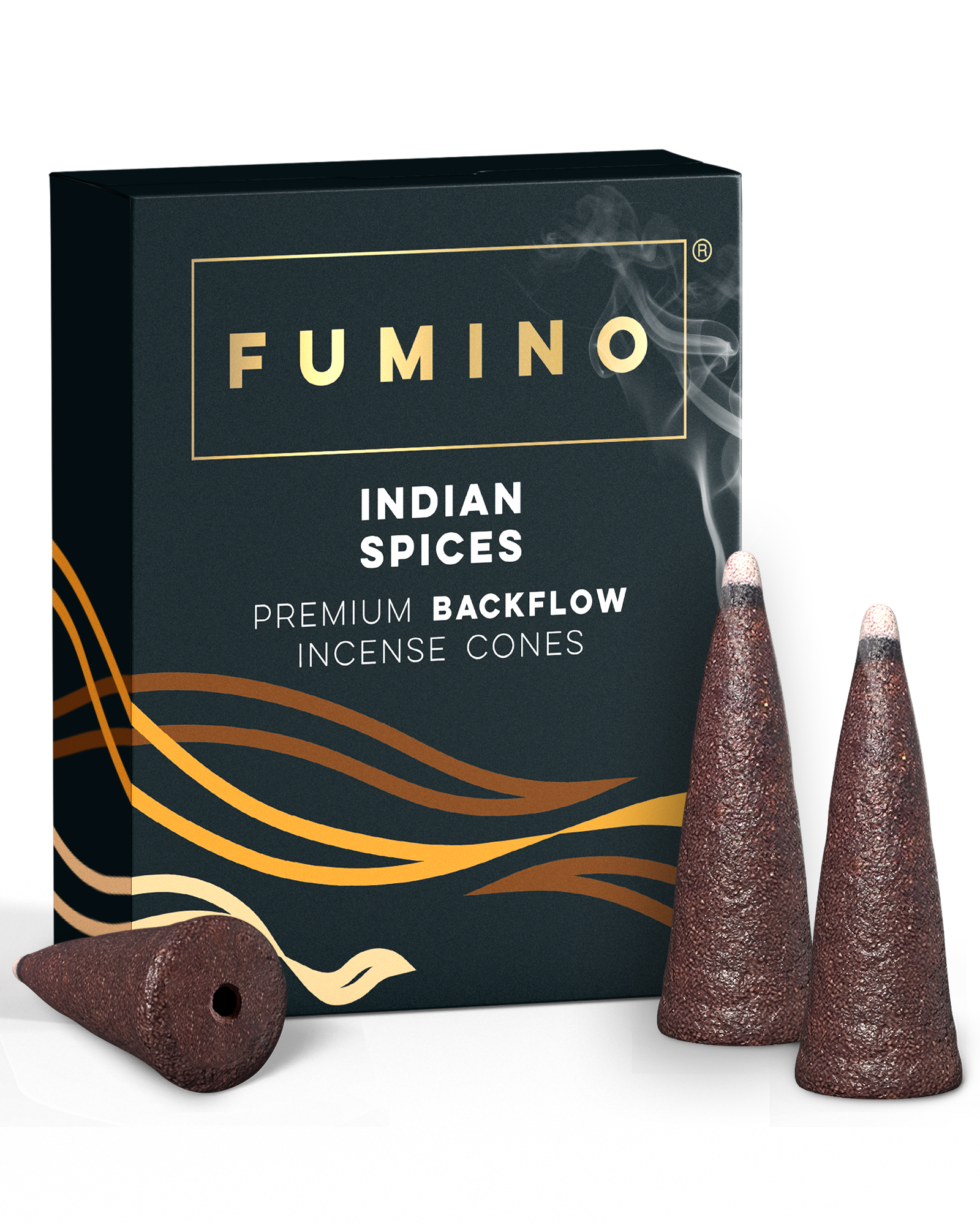 Indian Spices Backflow Incense Cones – Pack of 15 – Fumino UK Home Fragrance