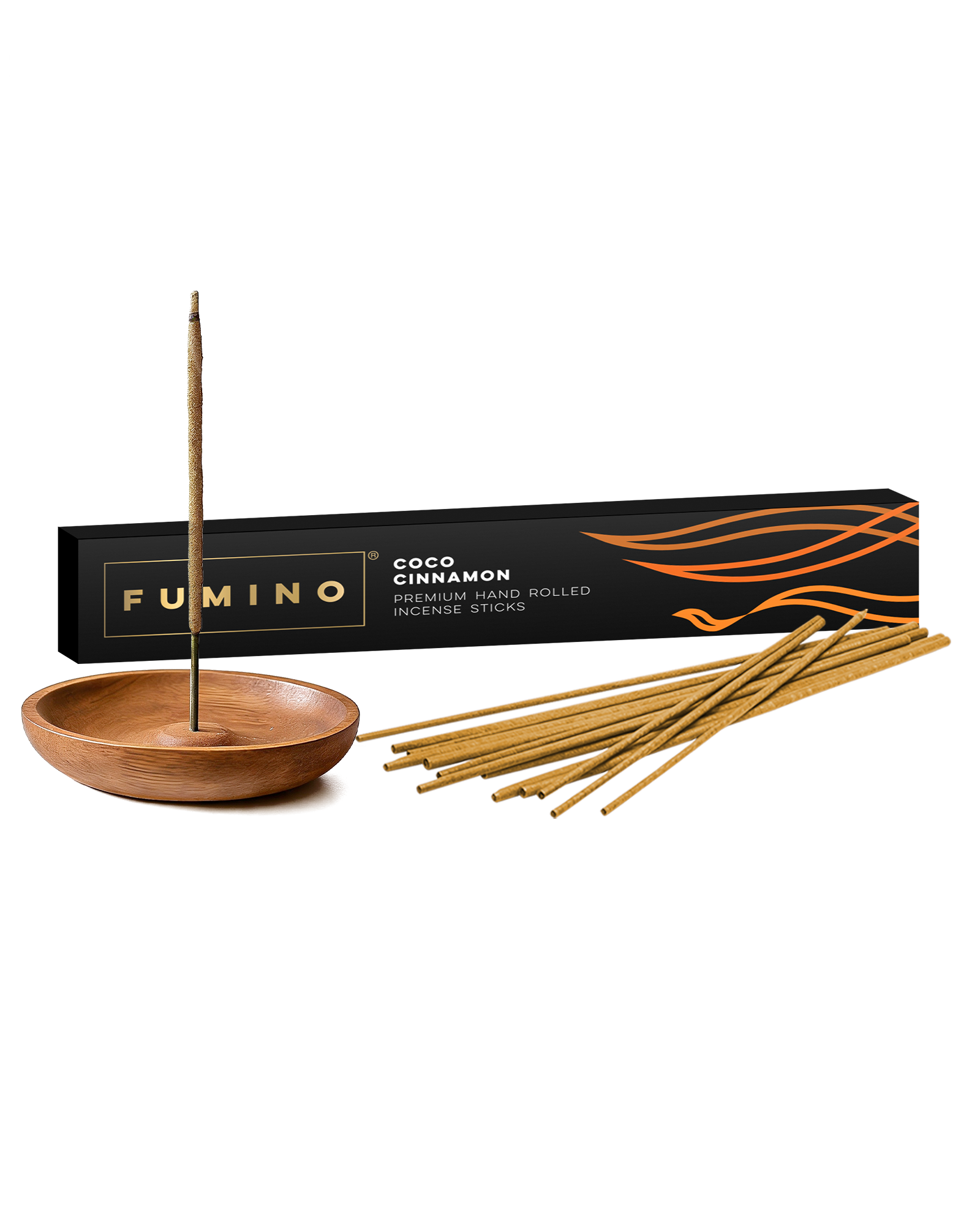 Coco Cinnamon Incense Sticks – Pack of 14 – Fumino UK Home Fragrance