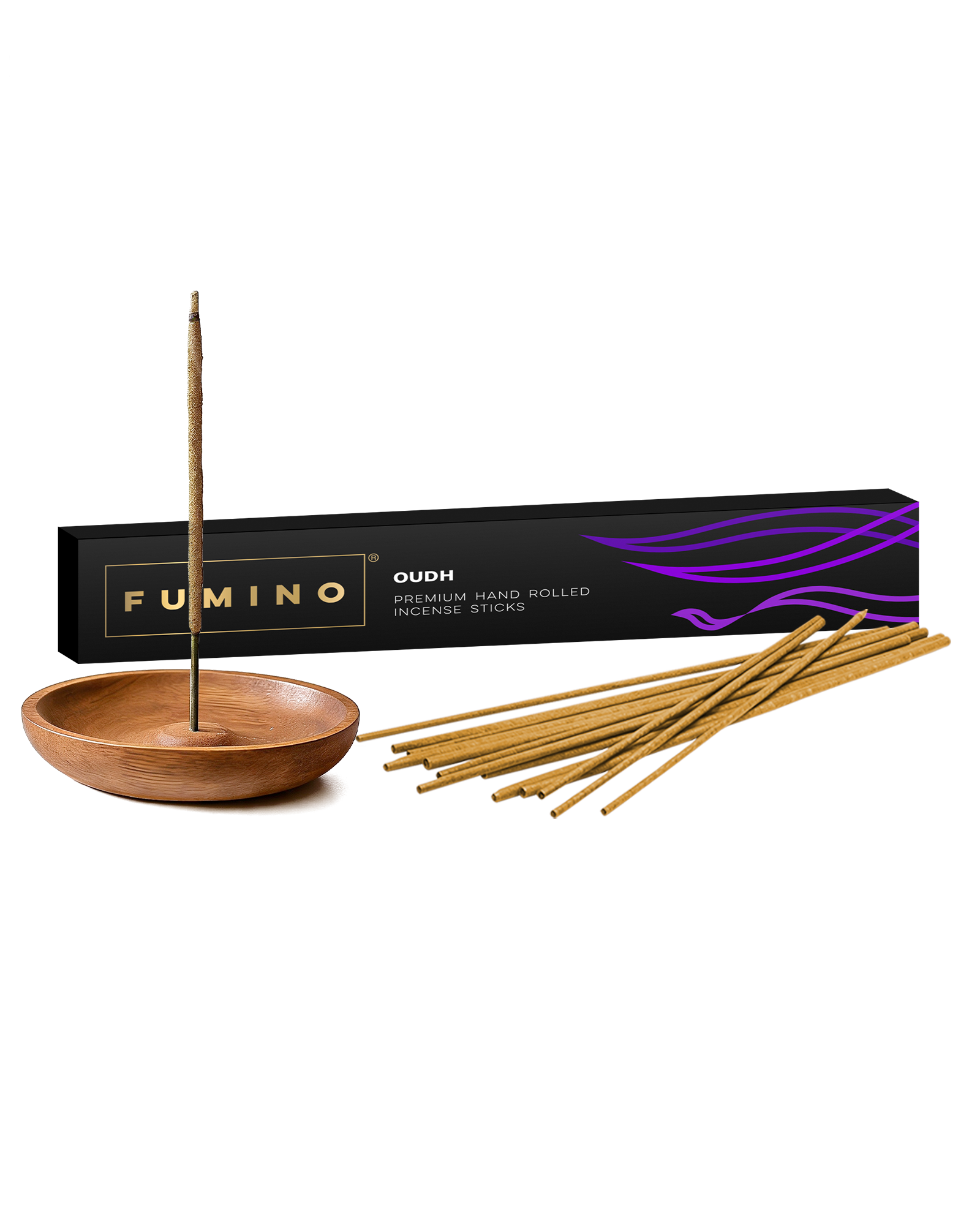 Oudh Incense Sticks – Pack of 14 – Fumino UK Home Fragrance