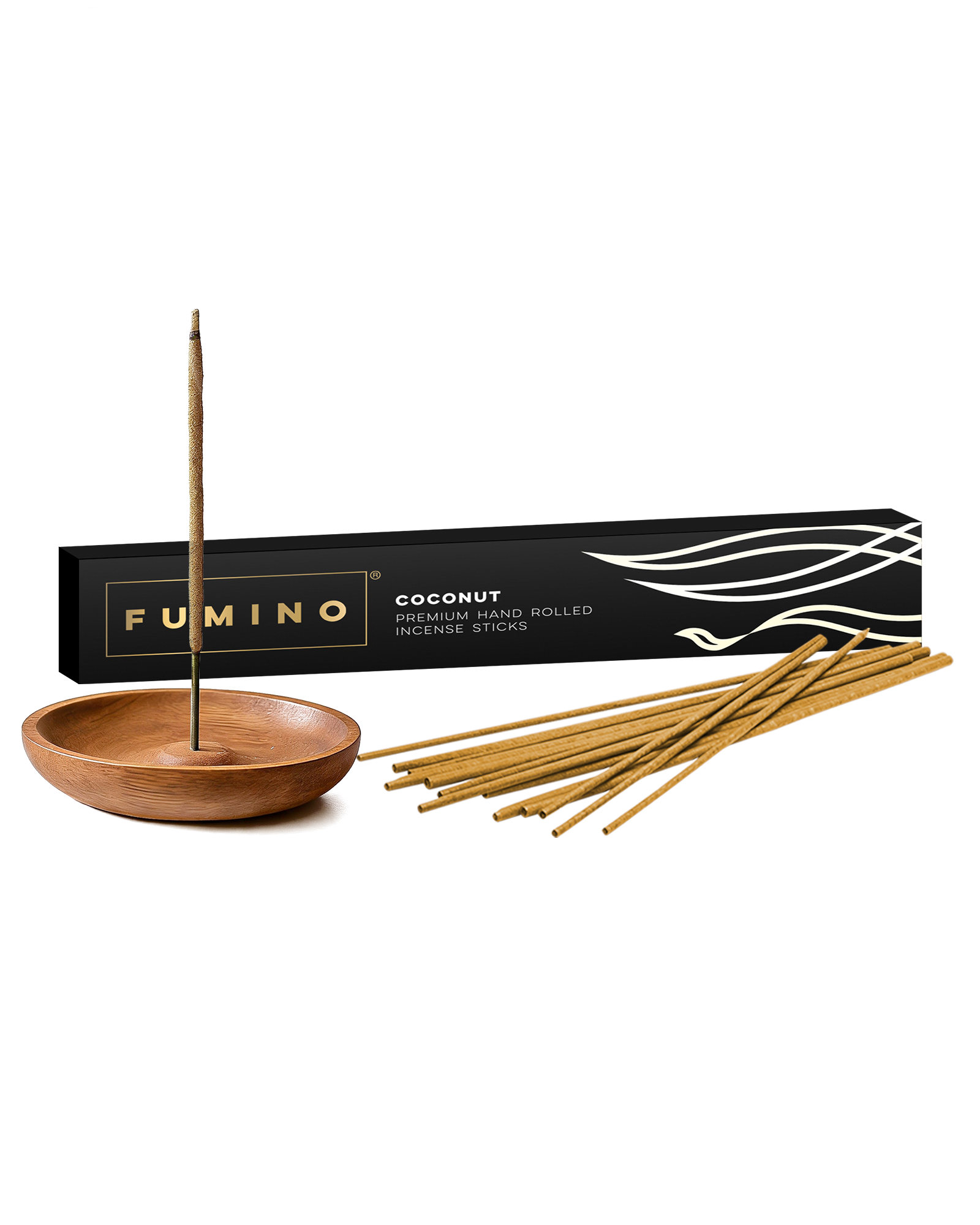 Coconut Incense Sticks – Pack of 14 – Fumino UK Home Fragrance