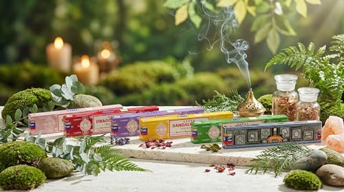 Satya Floral Gift Set – 7 × 15g — genuine Satya incense sticks