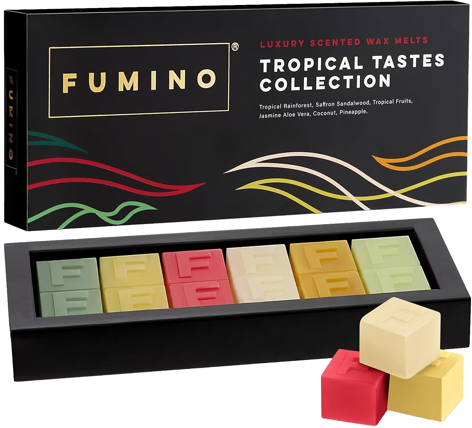 Tropical Tastes Wax Melts Bundle – 6 Fragrances – Fumino UK Home Fragrance