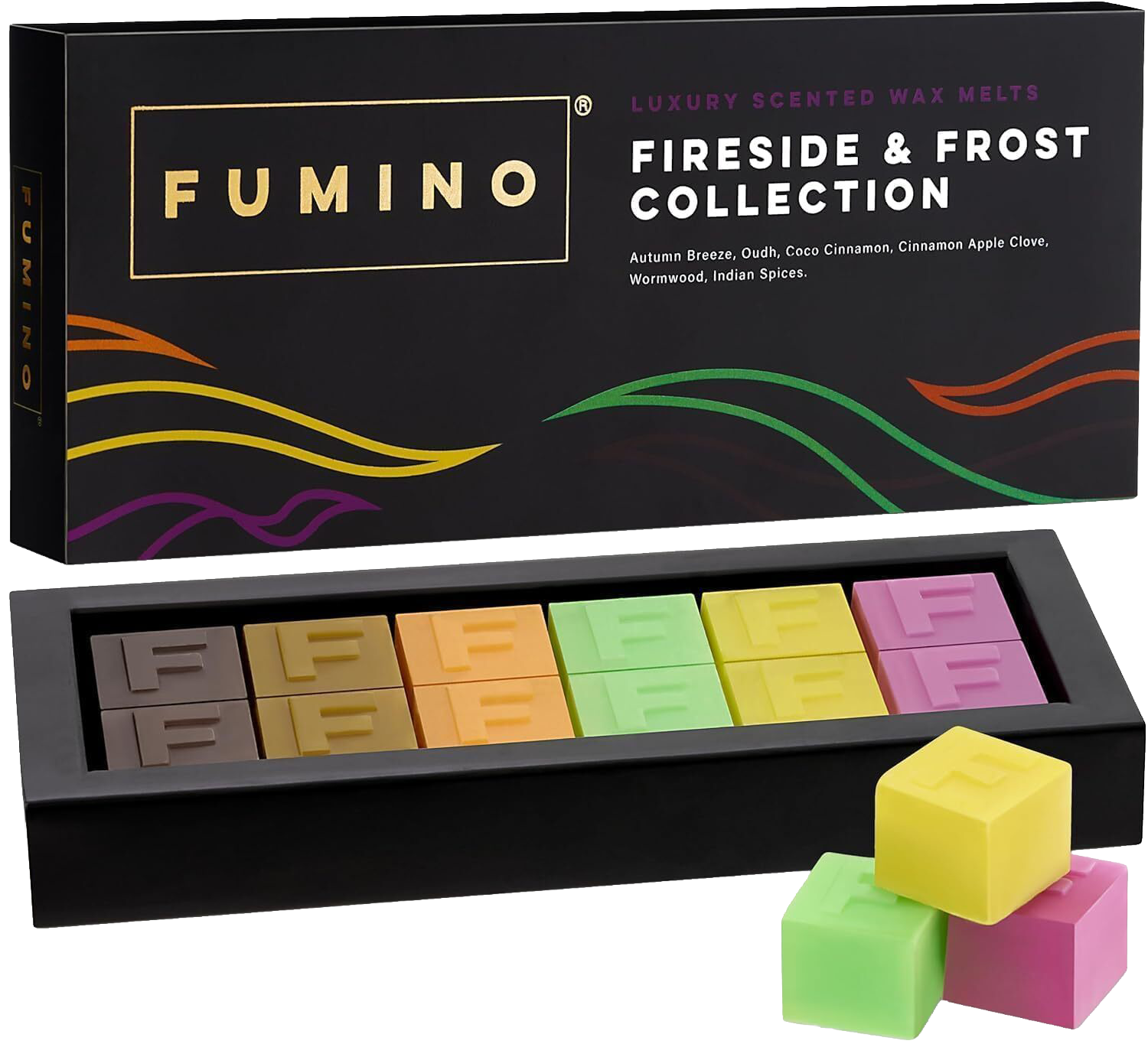 Fireside & Frost Wax Melts Bundle – 6 Fragrances – Fumino UK Home Fragrance