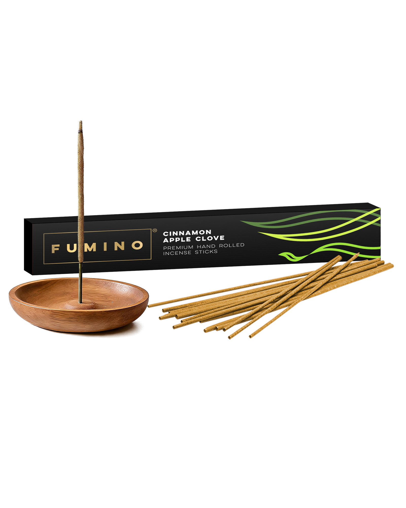 Cinnamon Apple Clove Incense Sticks – Pack of 14 – Fumino UK Home Fragrance