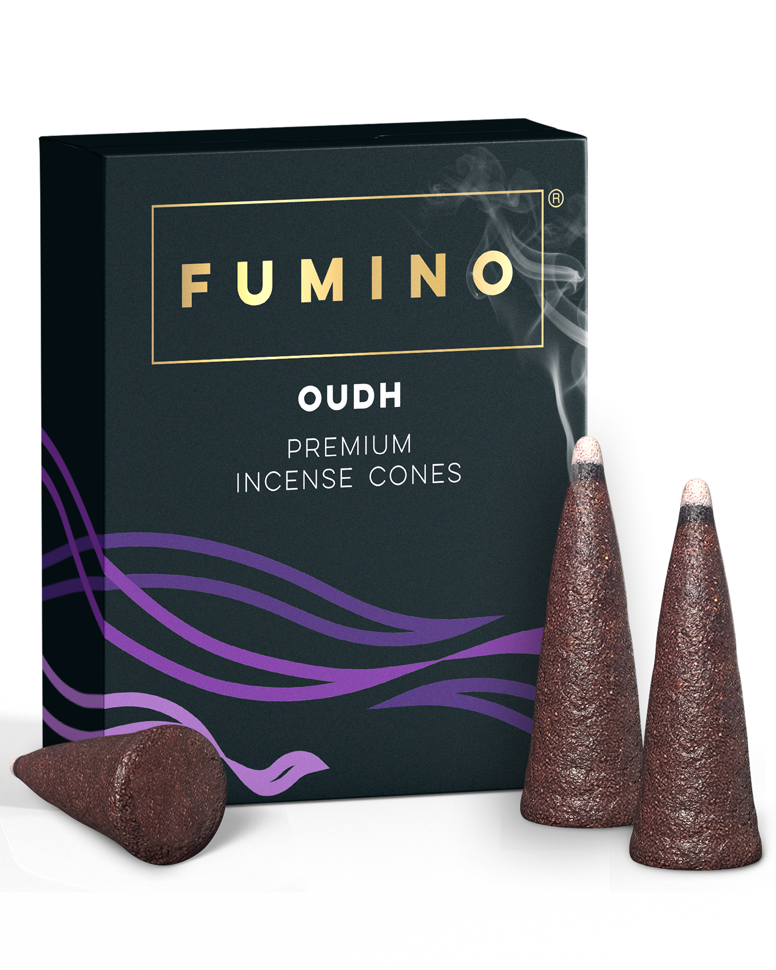 Oudh Incense Cones – Pack of 15 – Fumino UK Home Fragrance