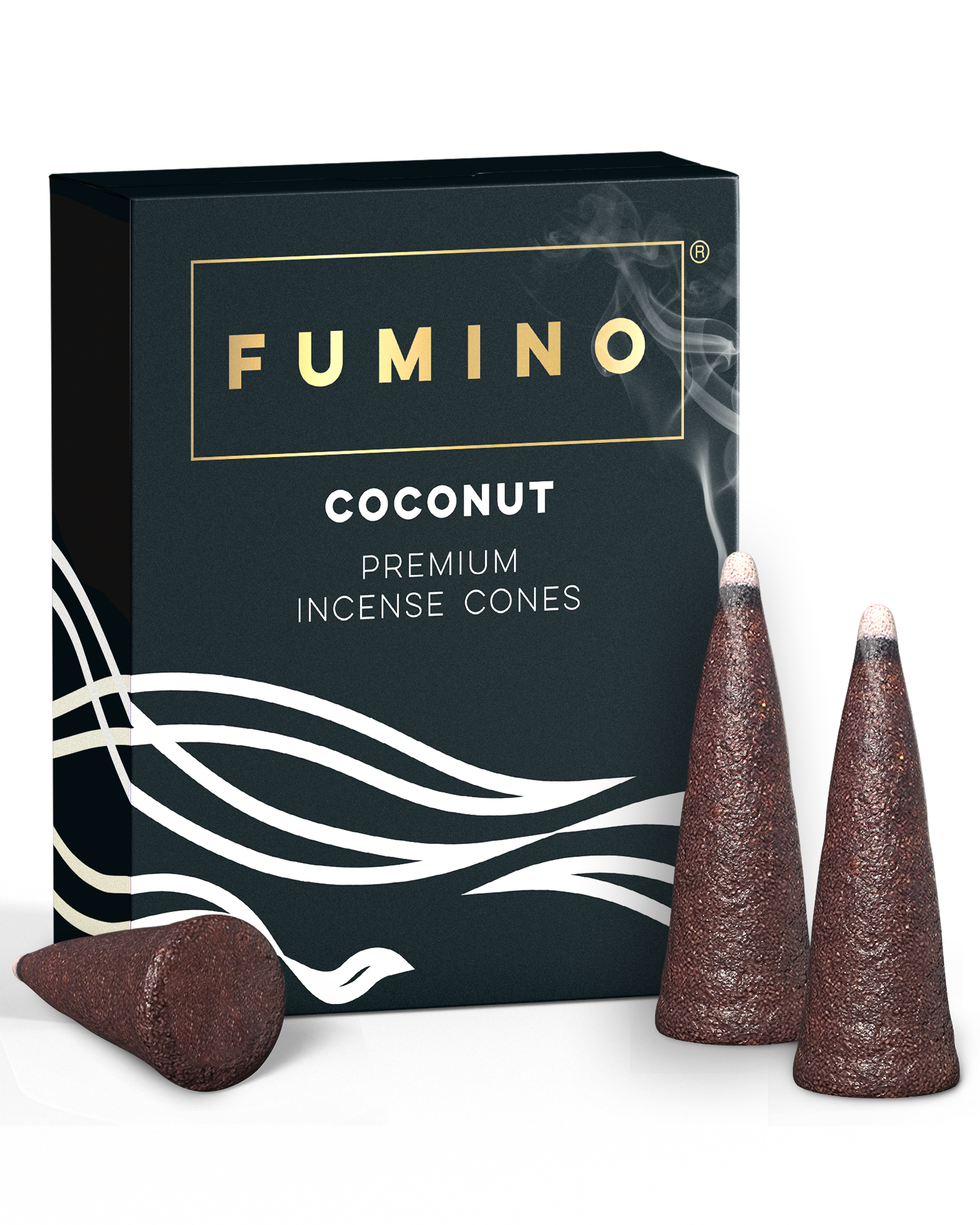 Coconut Incense Cones – Pack of 15 – Fumino UK Home Fragrance