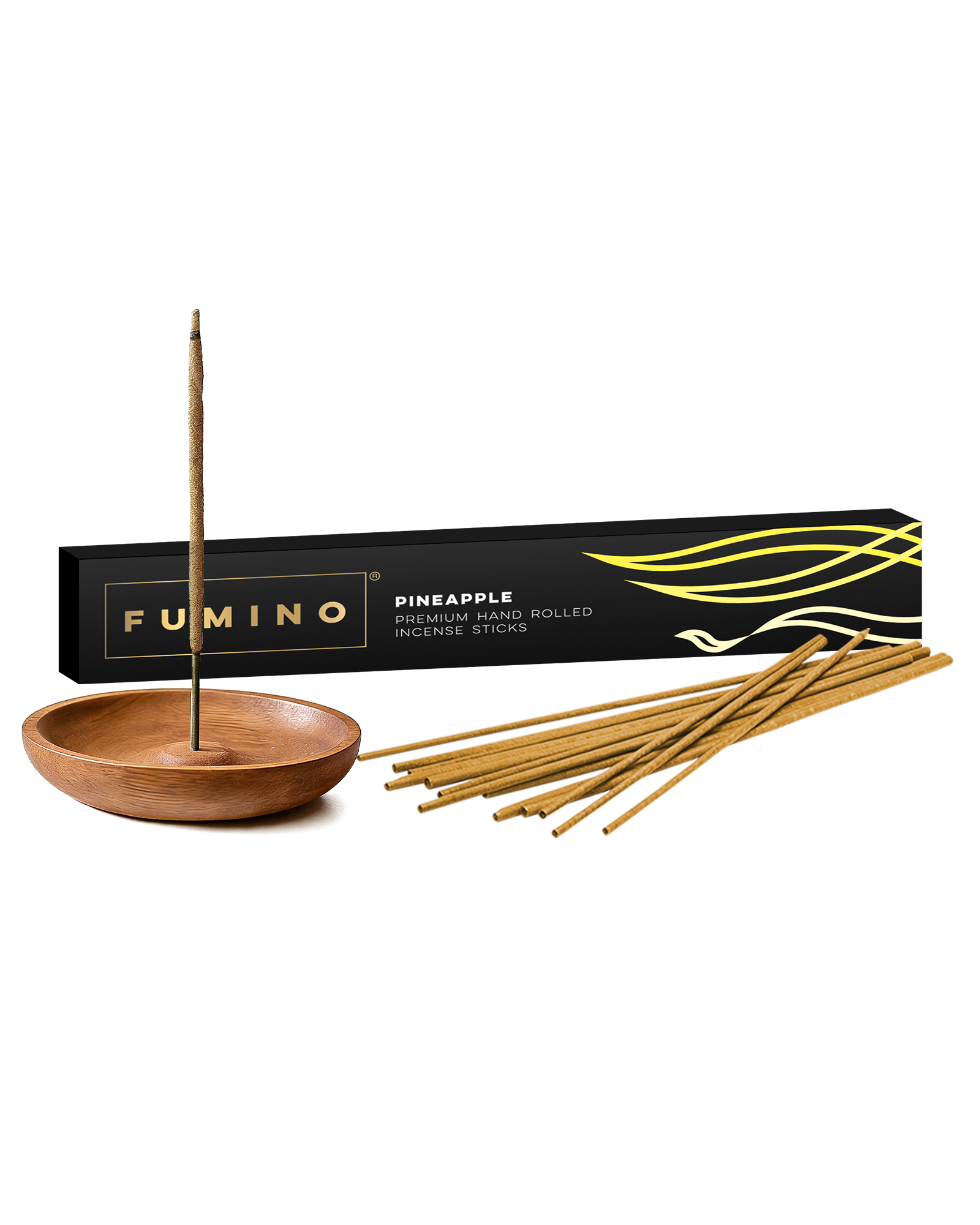 Pineapple Incense Sticks – Pack of 14 – Fumino UK Home Fragrance